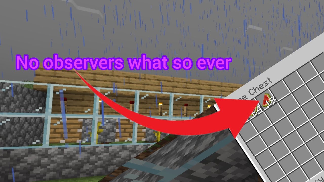 "Simple Melon Farm in Minecraft Bedrock: No Observers Required"?
