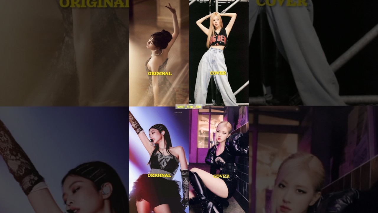 ROS&Eacute; Cover SOLO DANCE CHALLENGE by JISOO & JENNIE #ros&eacute; #jisoo #jennie #lisa #blackpink #shorts