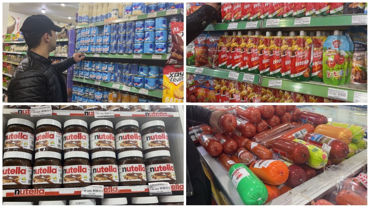 ALIŞ-VERİŞDƏ.BALACA BALAMLA MARKETDƏ.