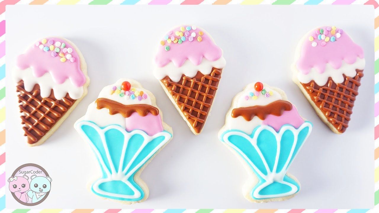 ICE CREAM COOKIES, ICE CREAM SUNDAE COOKIES - SUGARCODER