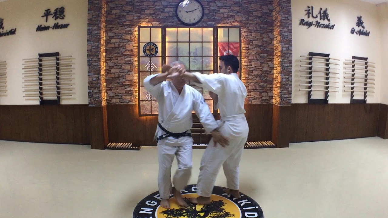Kaeshi Waza Ai Hanmi Uchi Kaitennage, Shihonage | Yetişkin aikido | Gen&ccedil; Aikido |