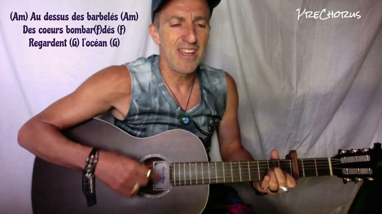 Voyage Voyage (Desireless 1986) Cover guitar lesson by Javier Dominguez
