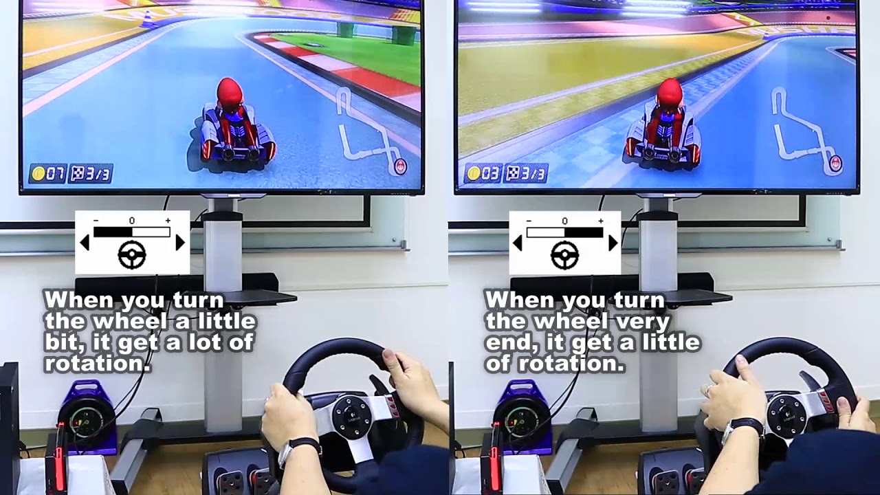【Brook Ras1ution】 Racing Wheel Converter demo