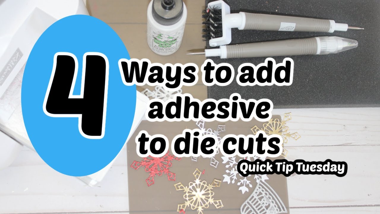 4  Creative Ways to Add Adhesive to Intricate Die Cuts