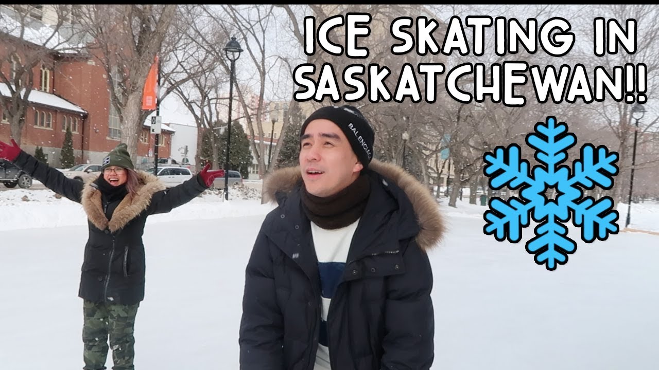 OMG! ICE SKATING FOR THE FIRST TIME (SASKATOON)! | Vlog #69