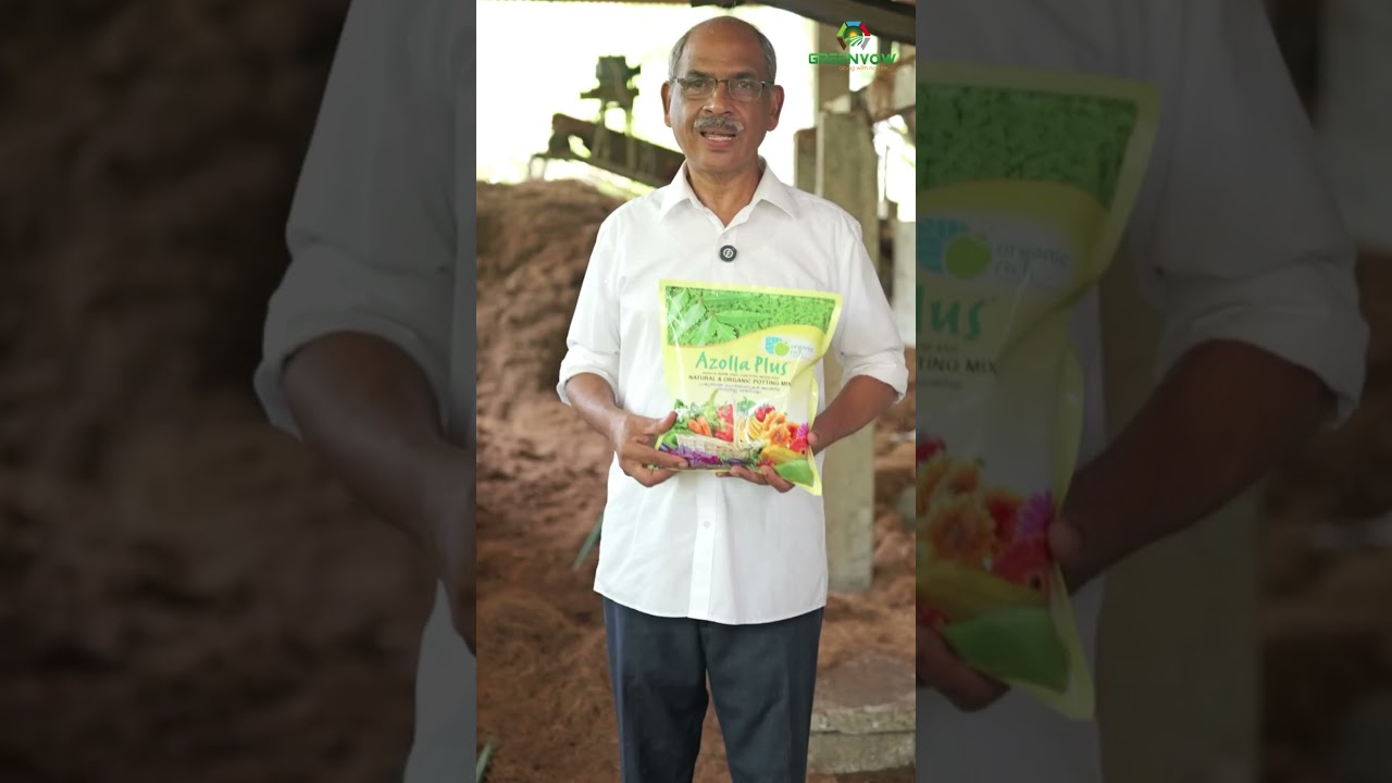 Nurture your garden naturally with Azolla Plus | Organic Potting Mix by Green Vow.