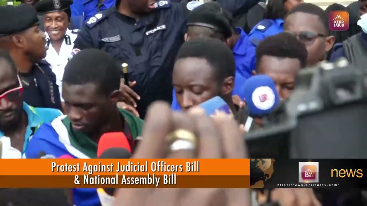Protest Against Judicial Officers Bill  & National Assembly Bill