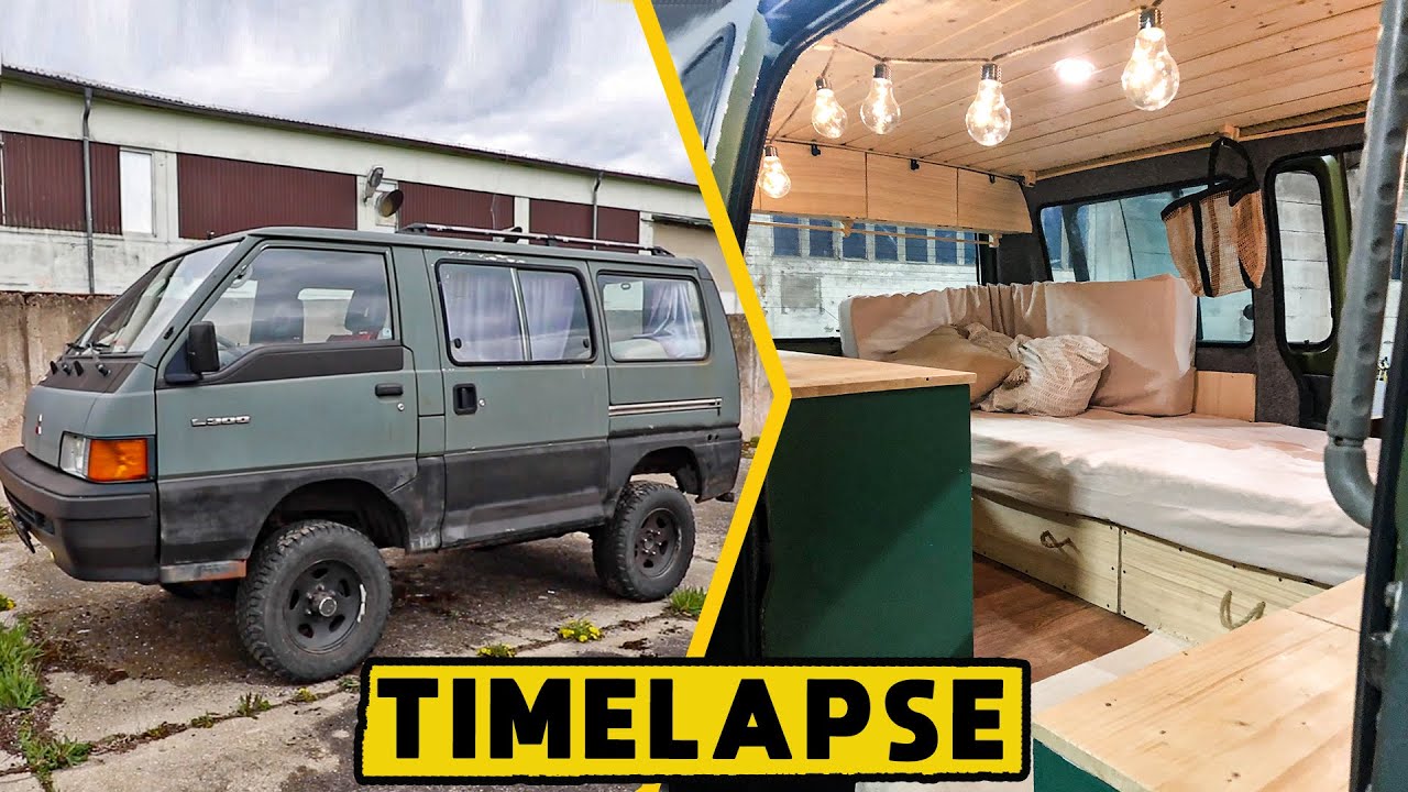 7 TAGE CAMPER AUSBAU in 10 min  ➡️ TIMELAPSE