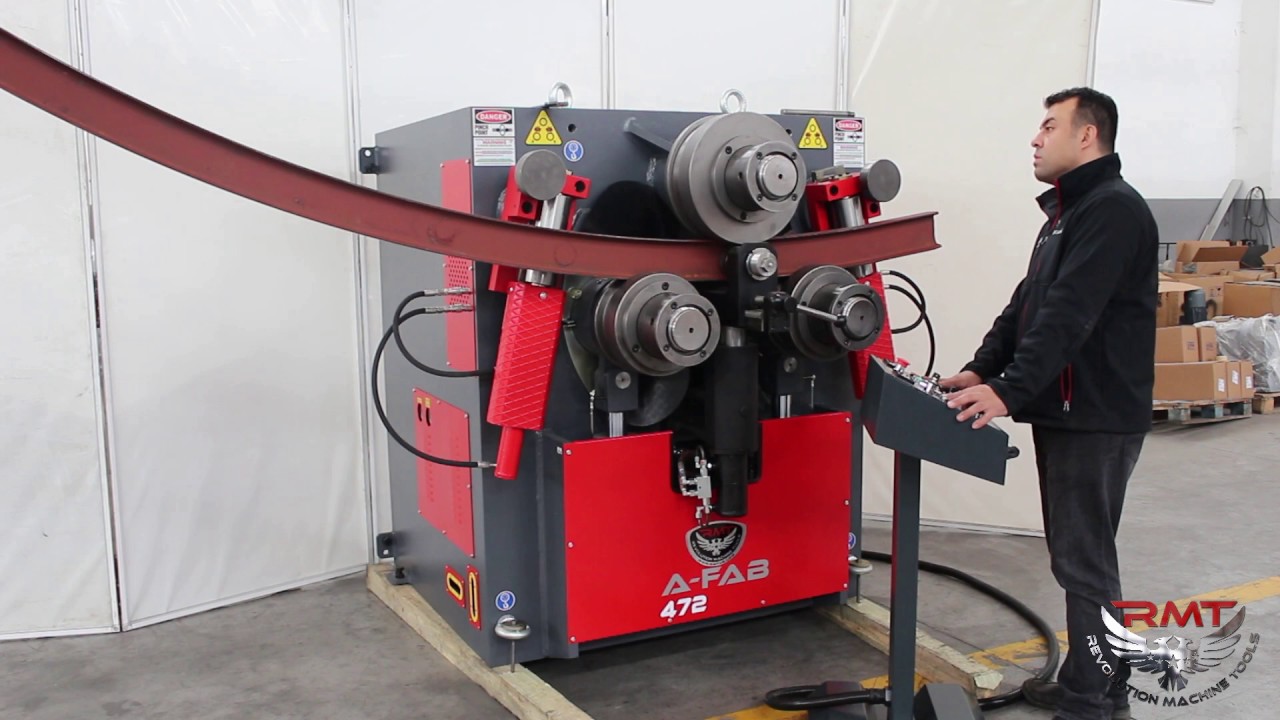 Beam Hardway Bending with Pulling Apparatus using RMT A-FAB 472 Angle Roll | Profile Roll
