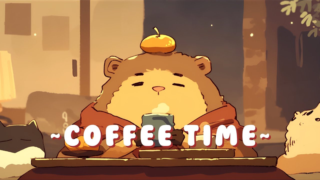 [60 Minutes] Capybara Lofi Music Station - Cozy Lofi Hip Hop Mix ~ Soothing Ambiance ~ 🦫 🎧 ✨ | No...