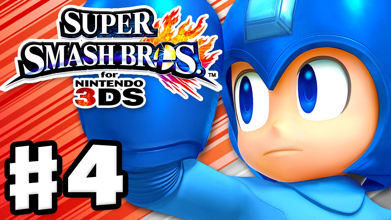 Super Smash Bros. 3DS - Gameplay Walkthrough Part 4 - Mega Man! (Nintendo 3DS Gameplay)