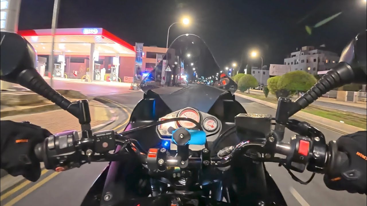 TDM900 | Quickshifter | RAW POV | Mivv | Night ride
