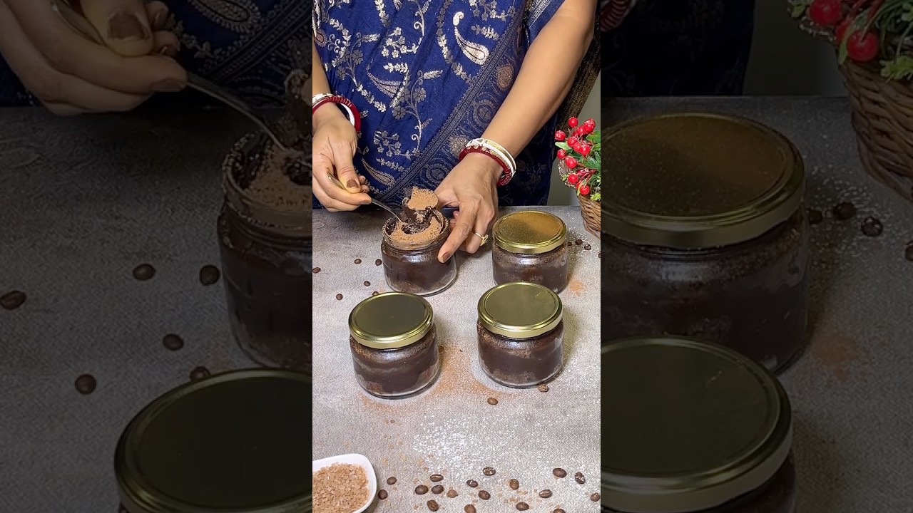 Gourmet Chocolate Jar Cake from Scratch | Chocolate Ganache Jar Cake Recipe #food #jarcake