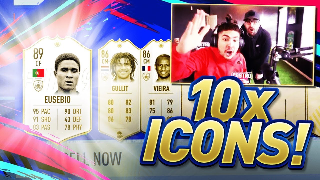 10 ICON SBC PACKS!! YOU WON’T BELIEVE THIS!! FIFA 19