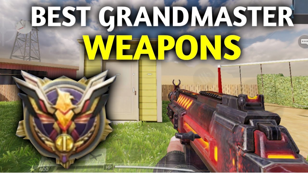 Top 5 Best Weapons to Reach GrandMaster 10x Faster!