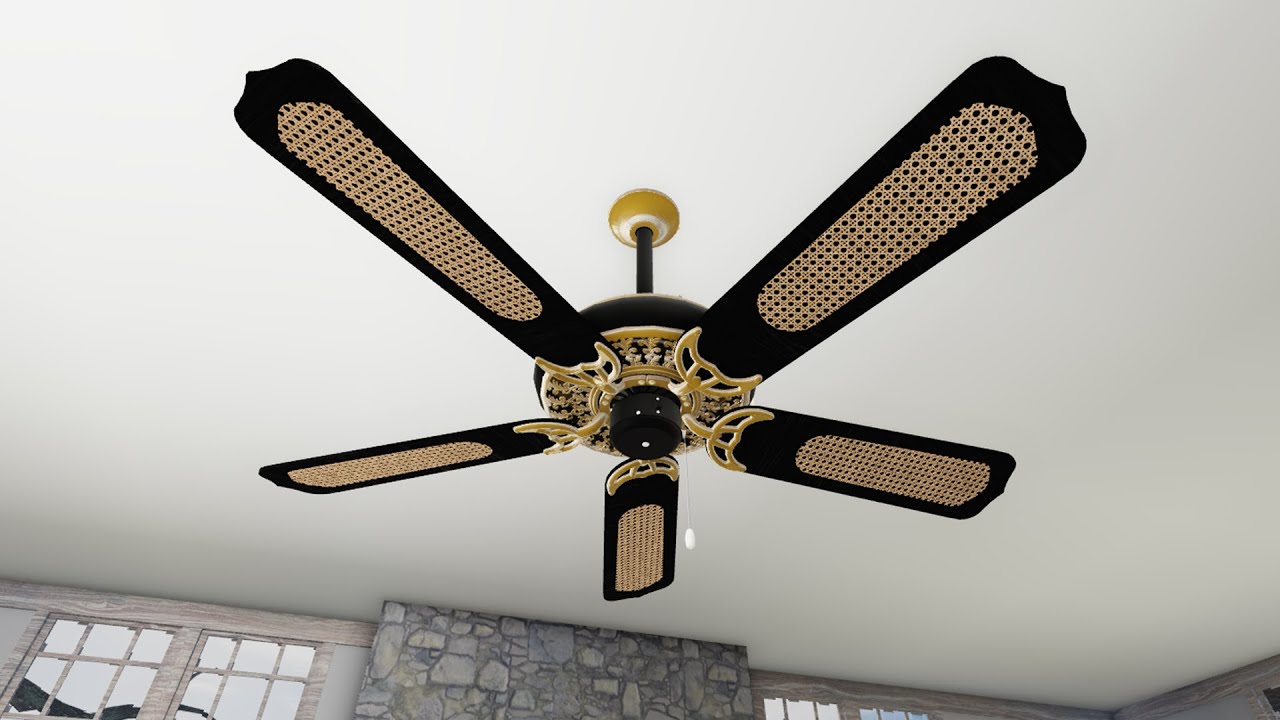 Vintage Meets Modern with FIVE Blade Ceiling Fan Mastery!