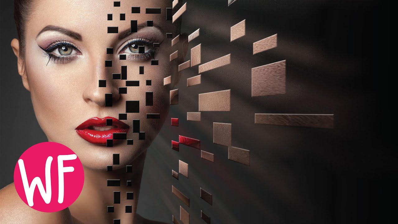 Photoshop Tutorial | Pixel Explosion Effect
