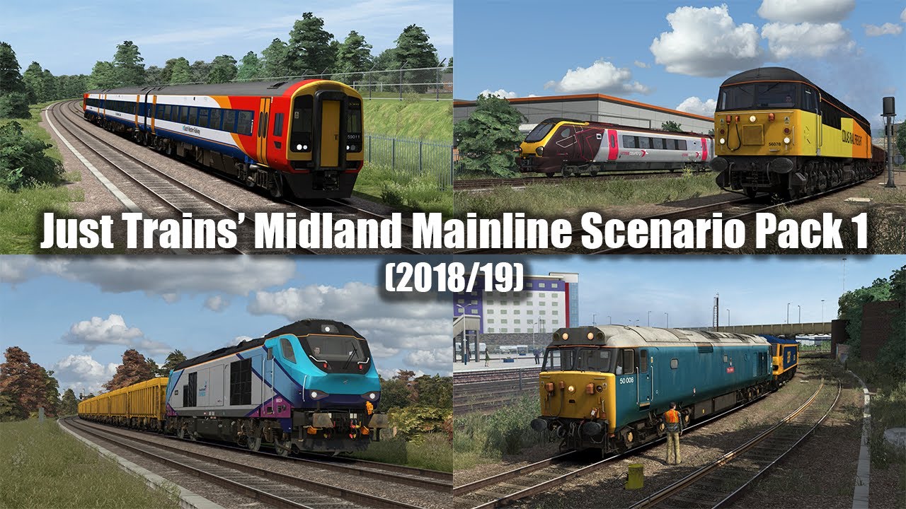 Just Trains' Midland Mainline Scenario Pack 1 (2018/19) Available Now!