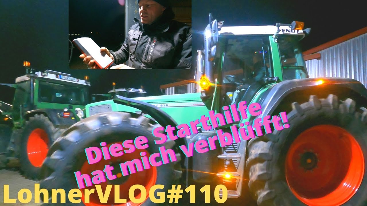 LohnerVLOG#110 #Test Dino Kraftpaket am Trecker I DTF Digitaldruck auf Textilien I Fendt 818/926/524