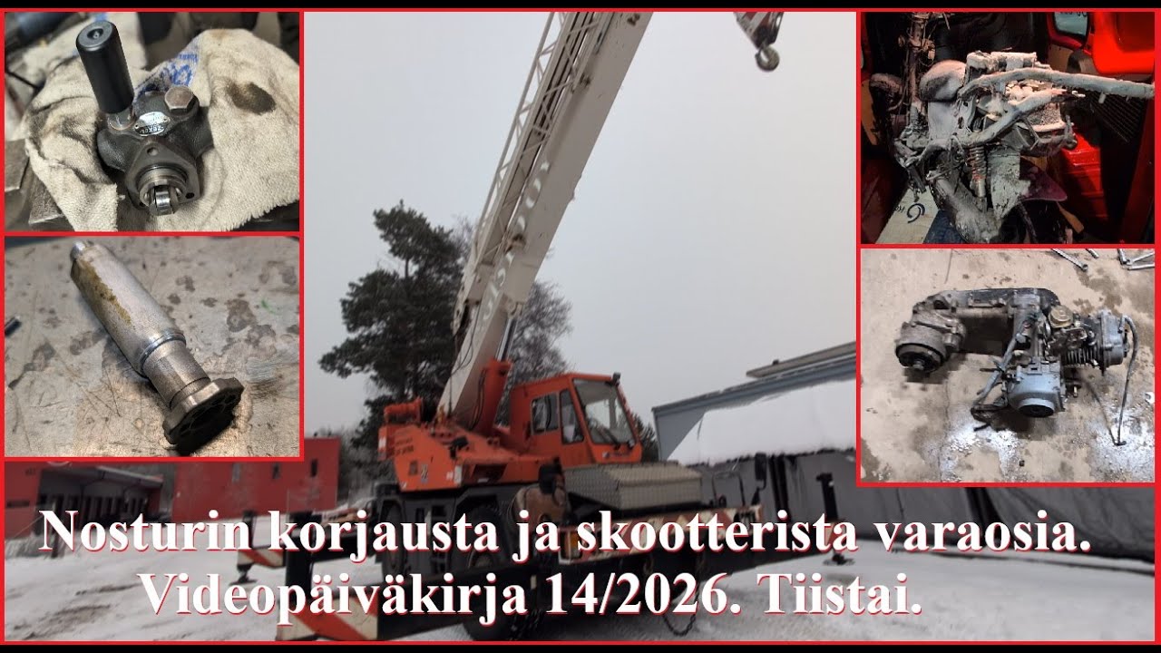Ремонт крана и запчасти для скутера. Видеодневник 14/2026. Вторник.