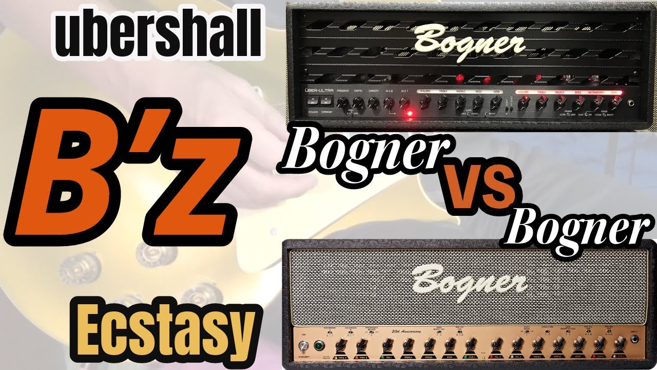 B'z　ボグナーアンプ対決　UBERSHALL vs ECSTASY　TAKシグネイチャーでギターカバー