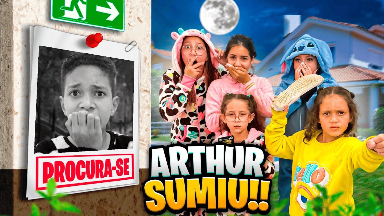 PROCURA-SE ARTHUR, ELE SUMIU E FOMOS TENTAR ACHAR ELE 