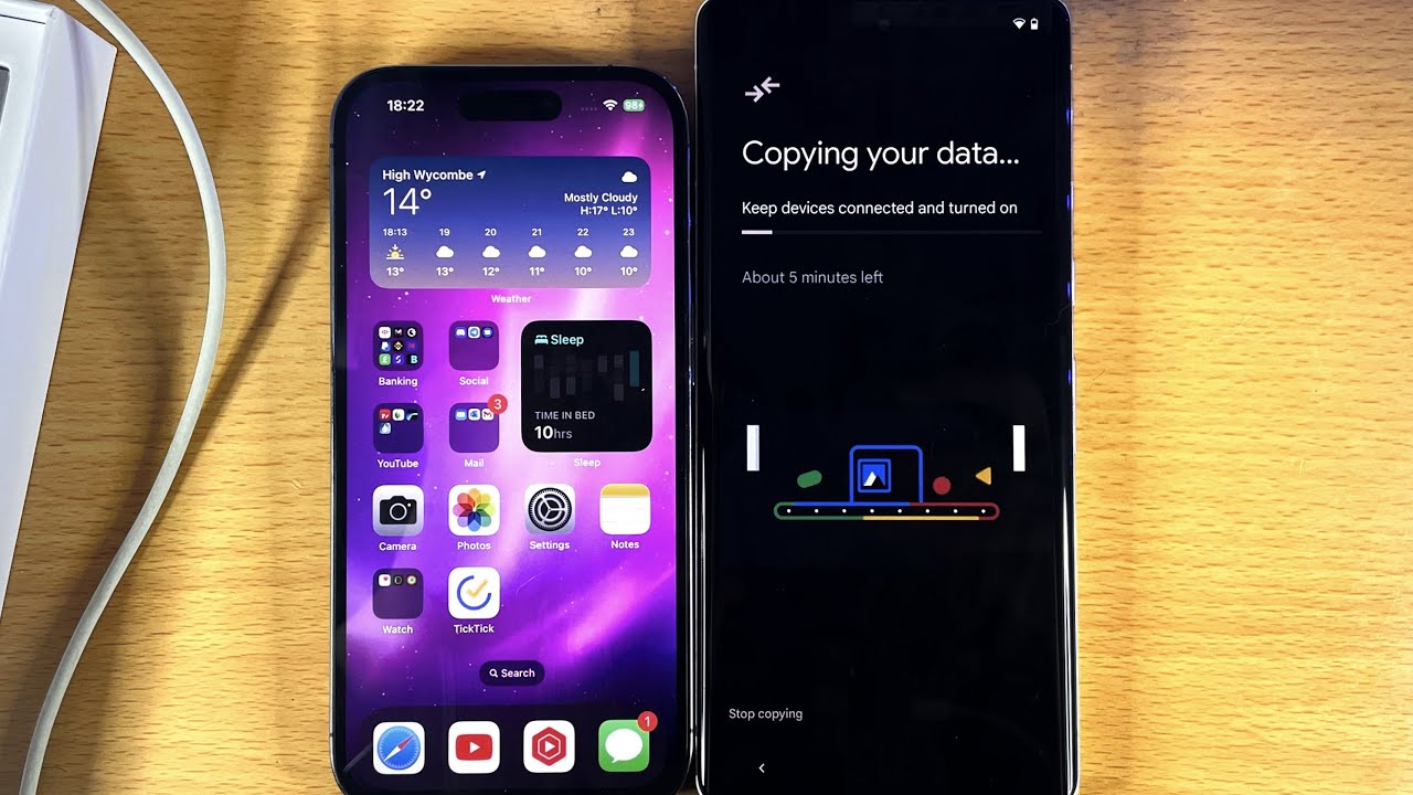 Как перенести данные с iPhone на Google Pixel 7 Pro!