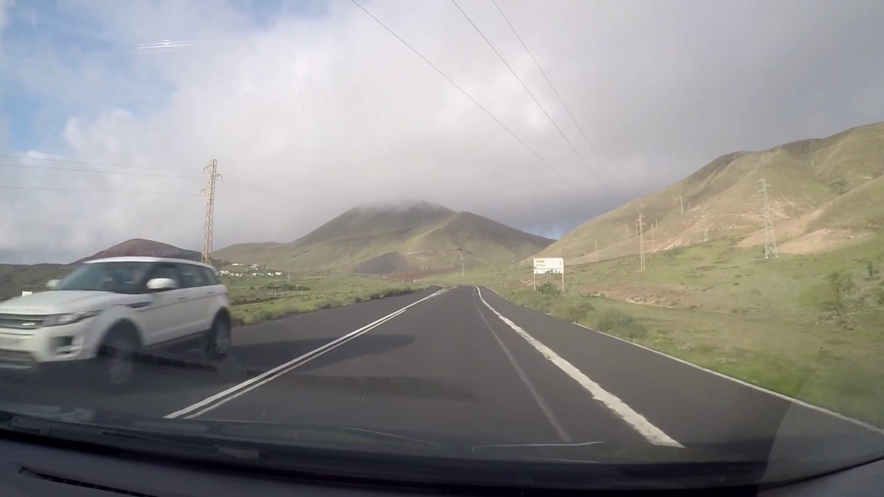 DRIVING FROM PLAYA BLANCA TO PUERTO DEL CARMEN   LANZAROTE