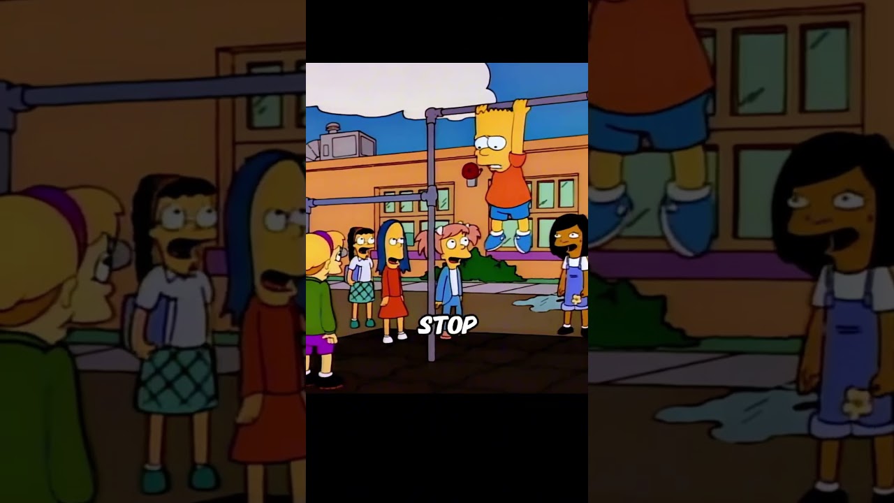 Bart stepped on a hard object when he got out of bed. #anime #animerecap #TheSimpsons