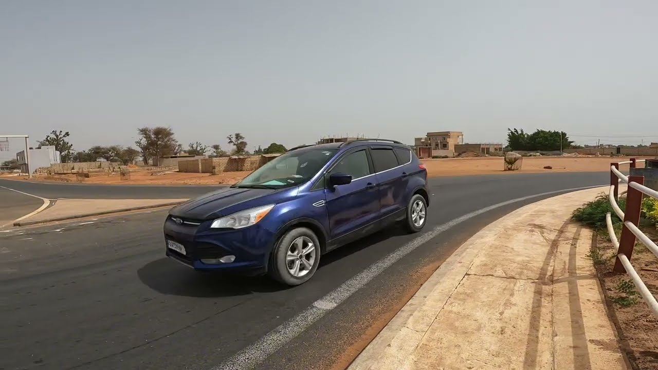 Sight and sound of Mbour/ Driving from Malicounda to Mbour