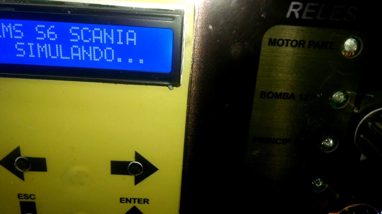 Simulador ECU diesel Scania s6