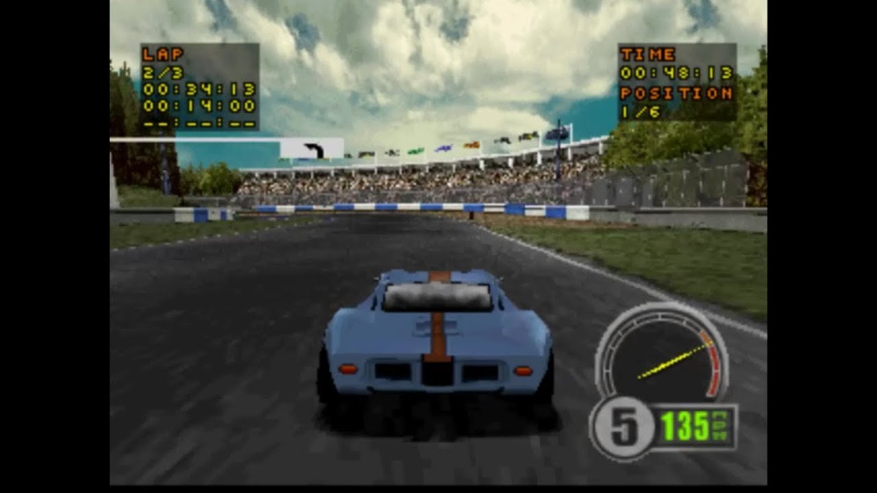Test Drive 6 (1999) PSX Gameplay - Pelton Raceway Circuit