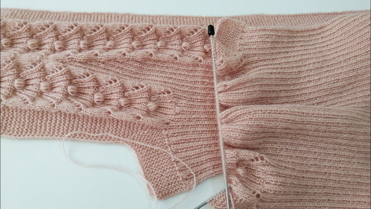 Fıstıklı Süpürge Modeli (arka koltuk kesimi) #bts #knitting #crochet #Çeyizlikyelek #hırka