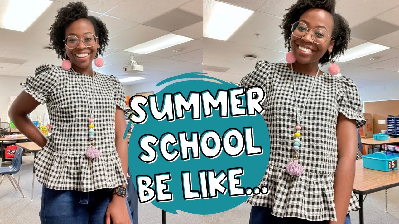 Summer School Teacher Vlog #1 | summer schedule, lessons, & organization | Elementary Teacher Vlog