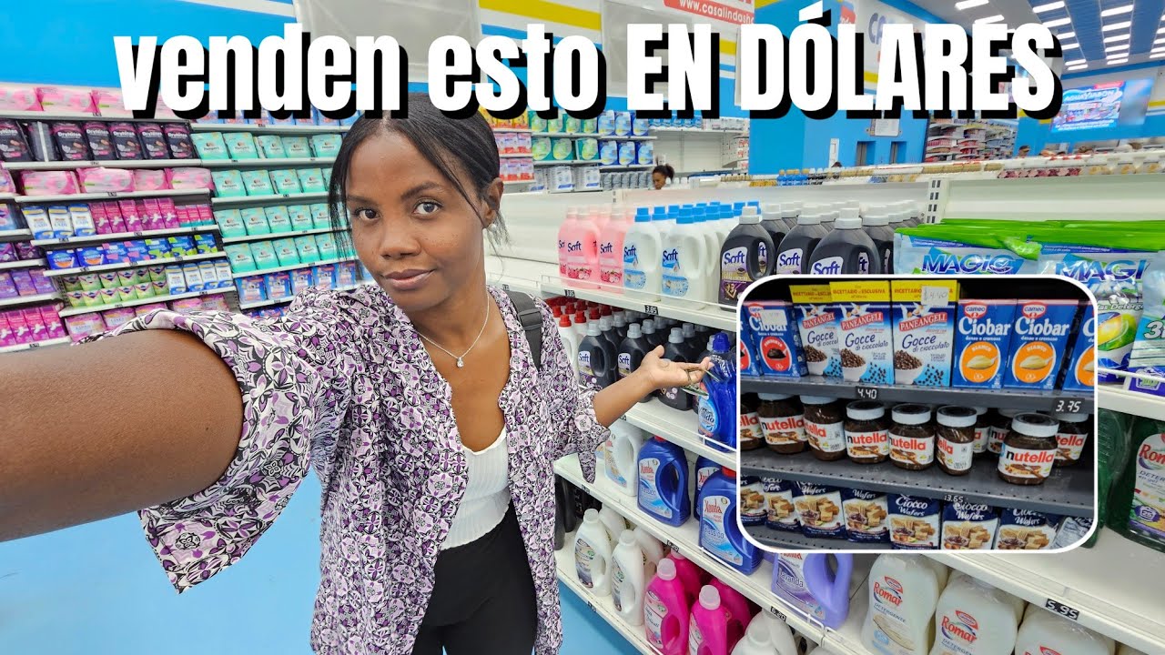 Intenté comprar todo esto en una NUEVA TIENDA EN DÓLARES en Cuba en el centro de la ciudad. Vlog