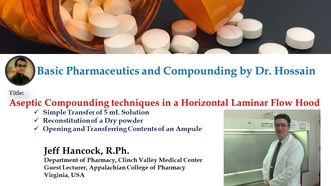 Aseptic Compounding Techniques in a Horizontal Laminar Flow Hood