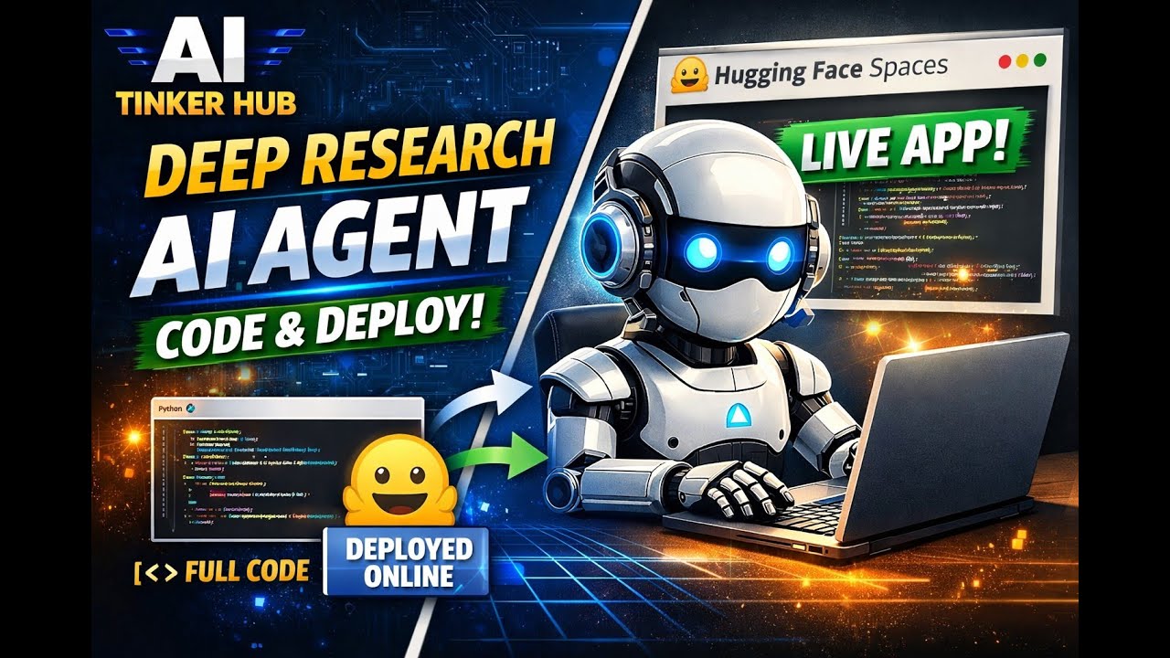 Build a Deep Research AI Agent (Full Code) + Deploy on Hugging Face Spaces