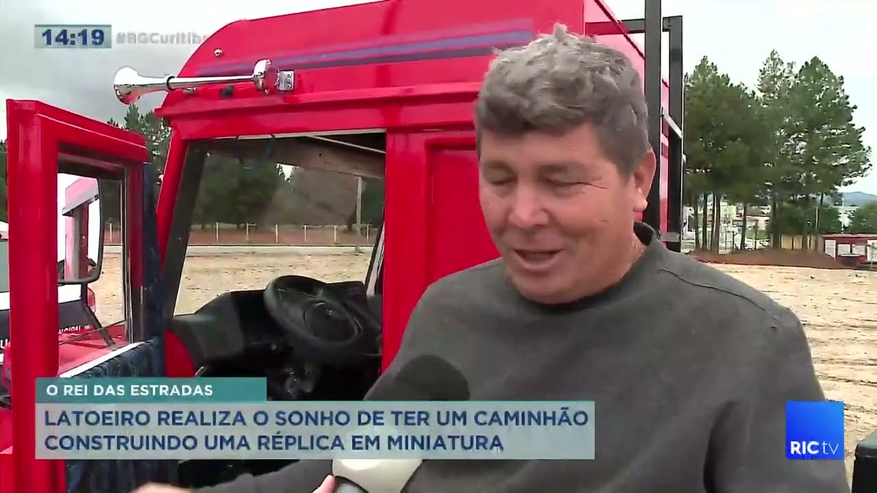 Mini caminhão Scania 112. O balanço geral foi lá conhecer