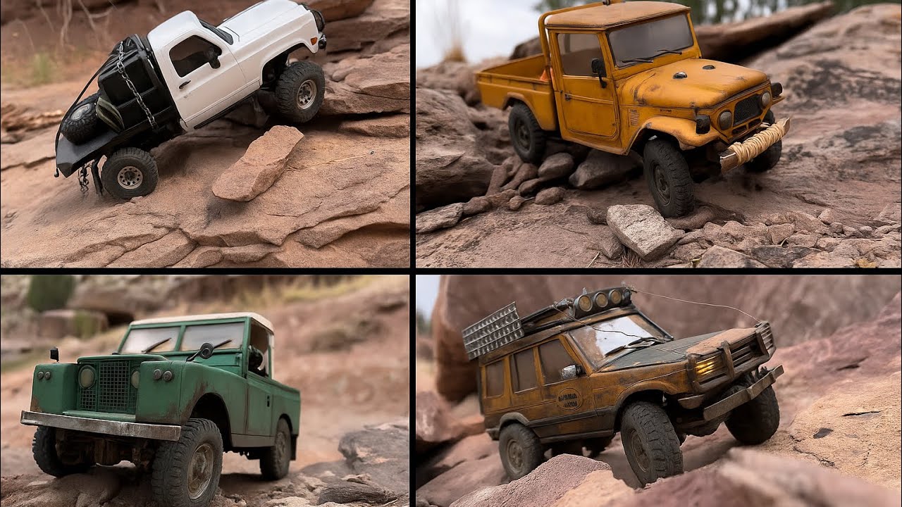 RC day K10, FJ45, Landrover, and Discovery. 