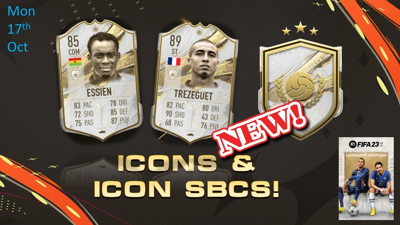 Fifa 23  |    ICONS HAVE ARRIVED!   SBCs and 85 Essien & 89 Trezeguet!