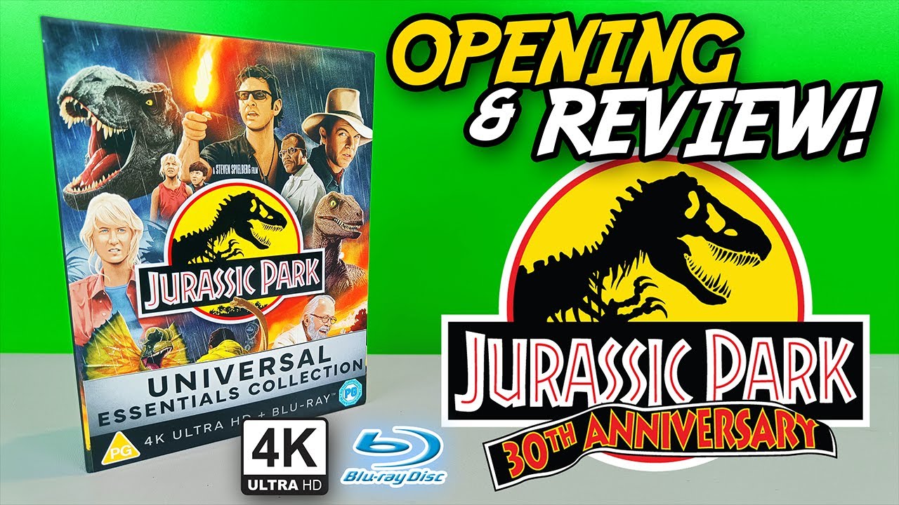 Is it worth it? | Jurassic Park 30th Anniversary 4K UHD Blu Ray | Opening & Review