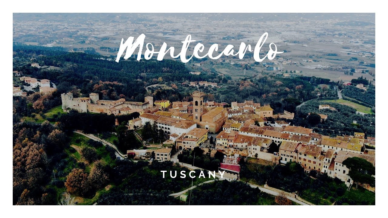 Montecarlo - Lucca Tuscany (DRONE)