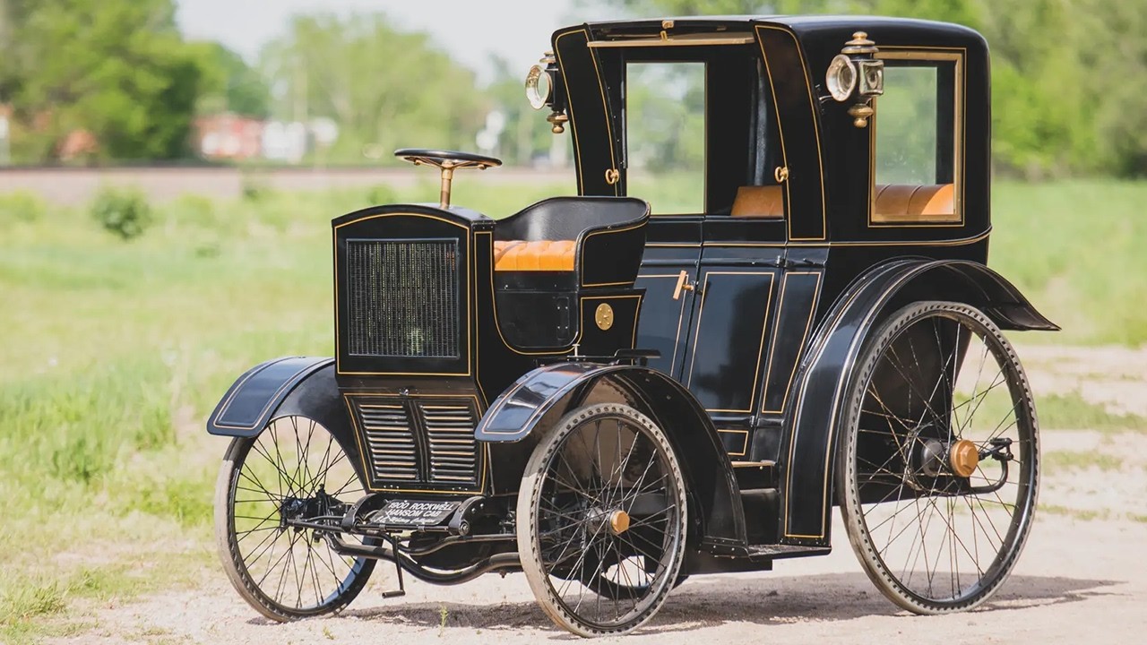 1900 Rockwell Hansom Cab: первое газовое такси Америки из другого века