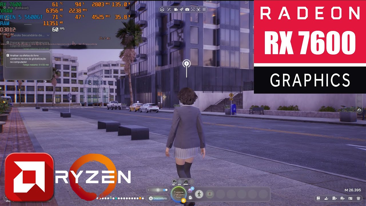 INZOI : LISO na RX 7600! Será que o Ryzen 5 5600GT Segura 60FPS