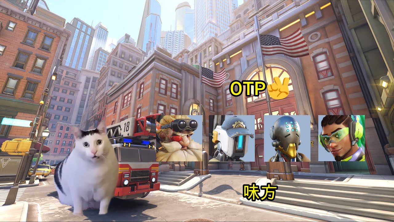 【猫ミーム】OWタンクのイライラあるある編