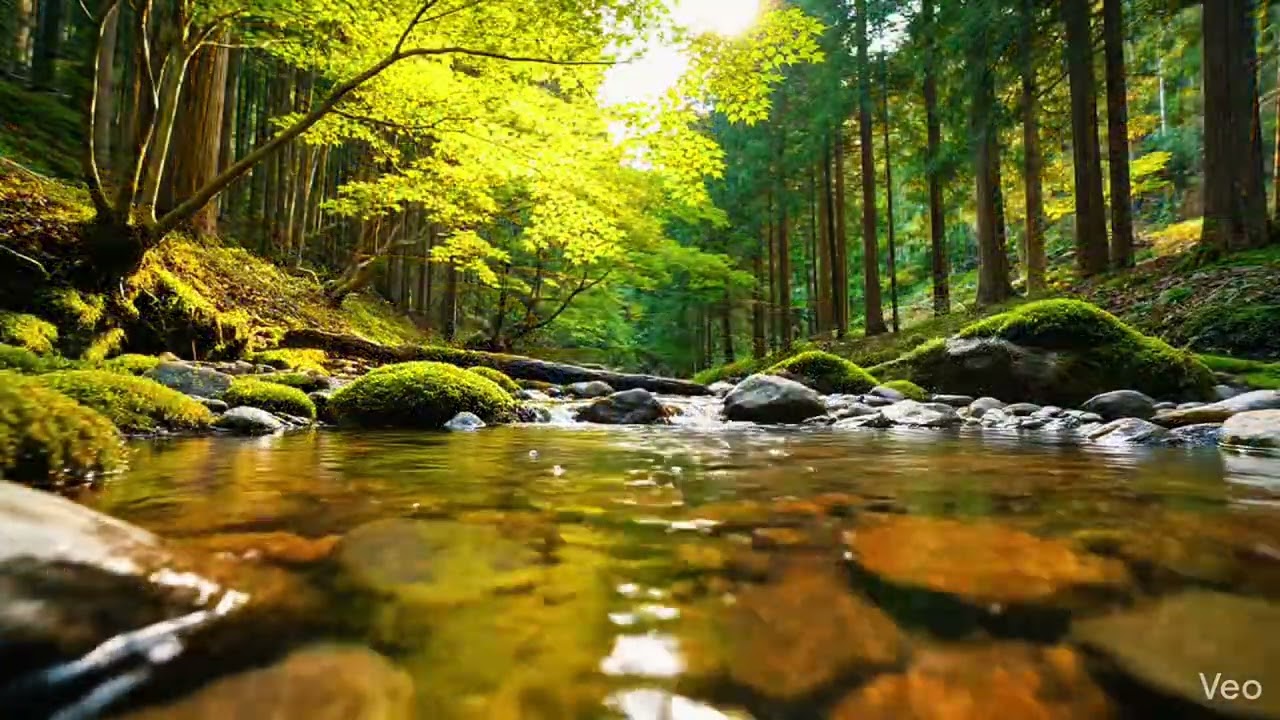 川のせせらぎ 30分 - 最高の睡眠と集中力を。作業用BGM / Nature Sounds River Sounds for Sleep & Study (30min)
