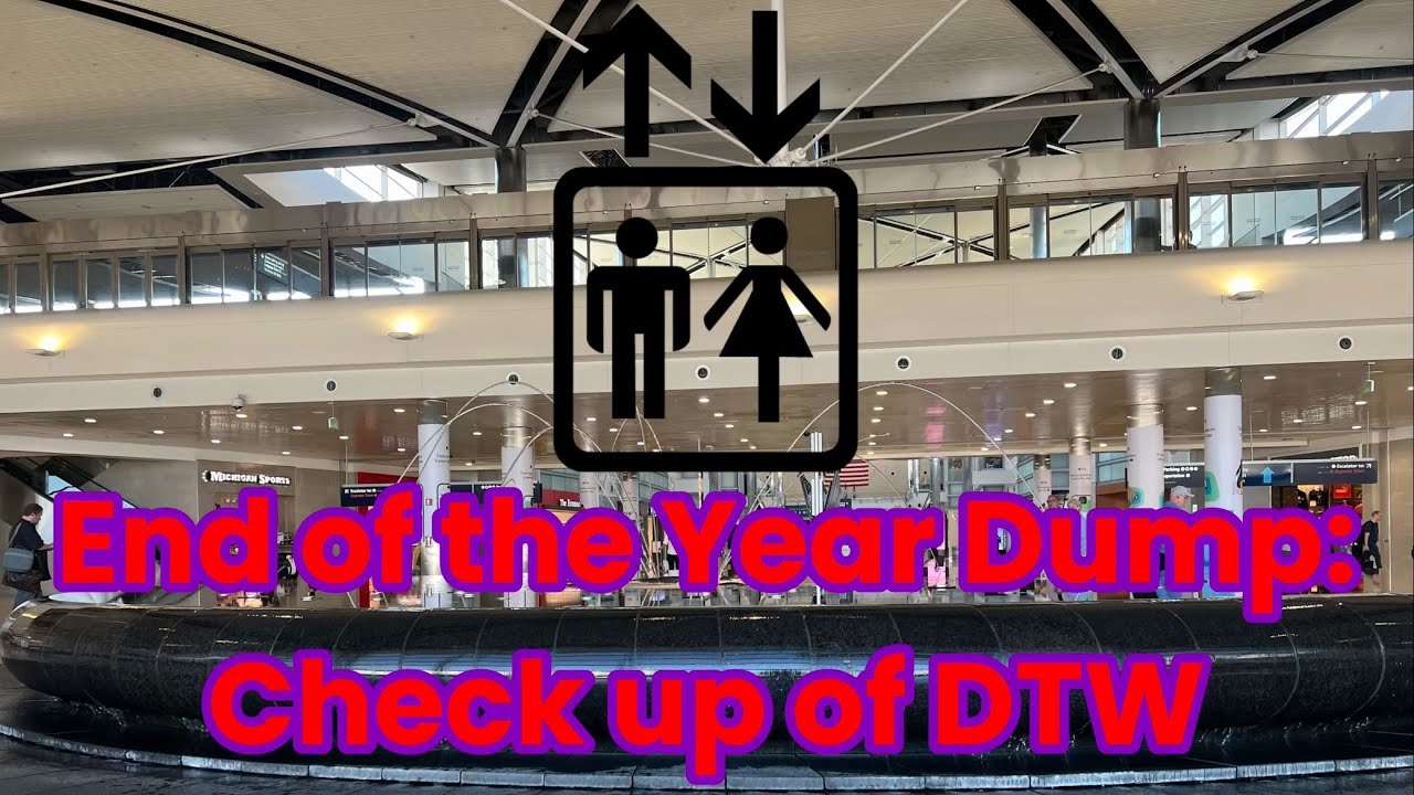 End of the Year Dump (12/14): 2025 Check Up of the Elevators at Detroit Metro Wayne County Airport