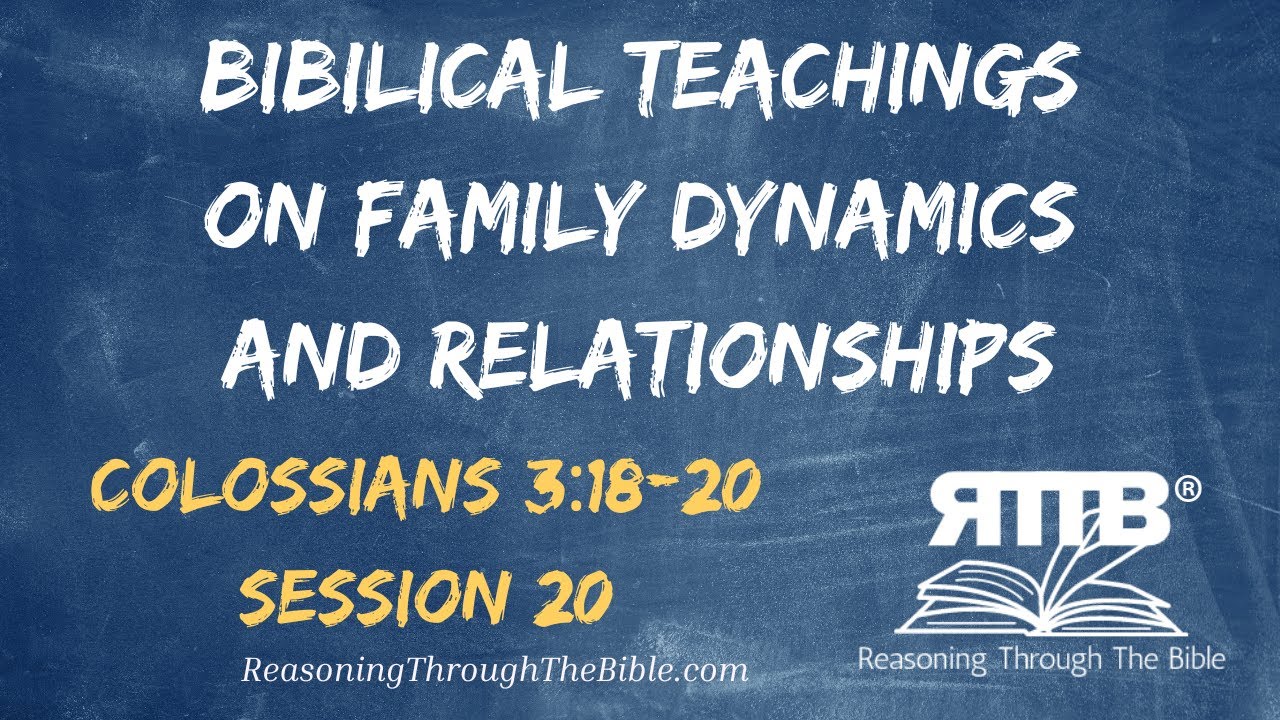 Biblical Teachings on Family Dynamics and Relationships || Colossians 