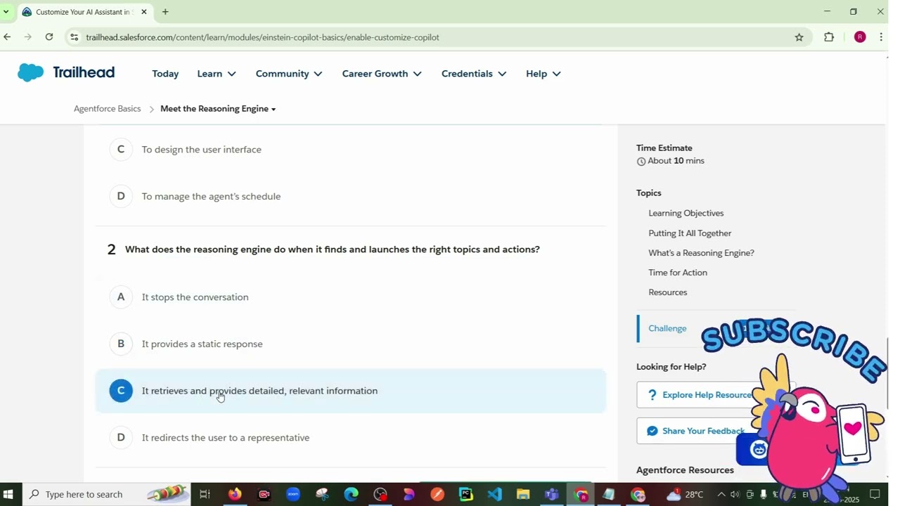 Meet the Reasoning Engine | salesforce trailhead