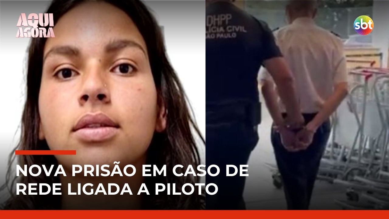 Polícia prende mulher suspeita de integrar rede de pedofilia ligada a piloto preso | #AquiAgora